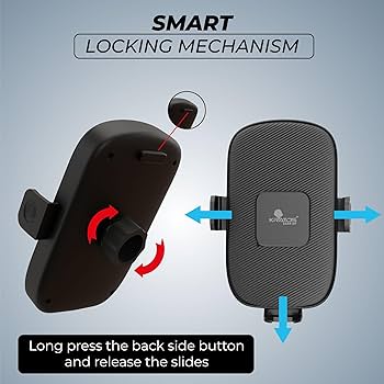 Magnetic car phone holder