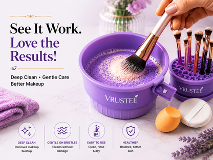 Makeup Brush Cleaning Bowl
