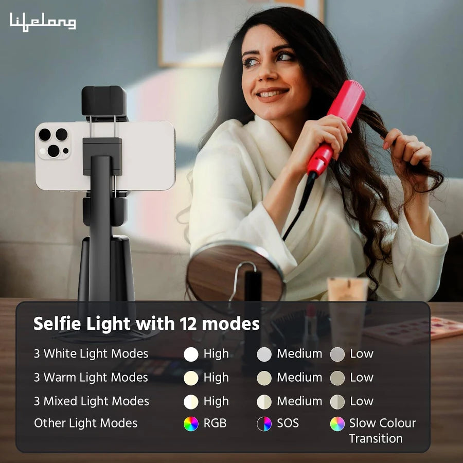 360 Degree phone tracking tripod phone holder